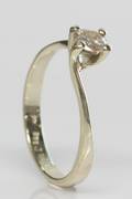 Solitairering, ca. 0.35 ct.