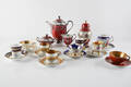 Samling kaffekoppar, kanna m m, 22 delar. 22