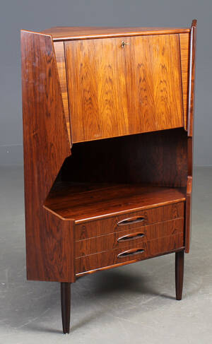 Hjørneskab af palisander