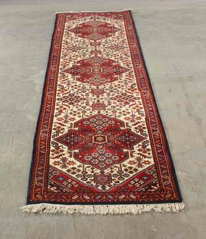 Håndknyttet løber, 80x358 cm.