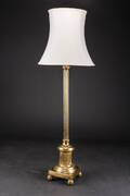 Standerlampe. Messing