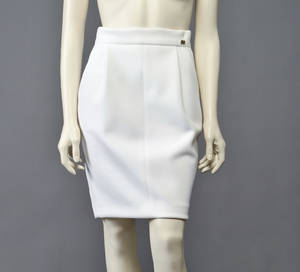 Chanel, hvid nederdel, str. 40