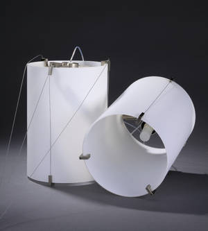 Prandina opaline glaspendler. Model CPL S1S11. 2