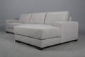 Moderne 3 pers. sofa med chaiselong i højre side, model Madrid