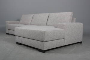 Moderne 3 pers. sofa med chaiselong i højre side, model Madrid