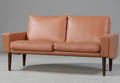 Dansk møbelproducent. 2-pers. sofa, læder