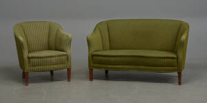 2 pers. sofa og lænestol, 1940erne 2