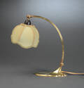 Lyfa klaverlampe. Messing.