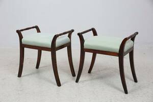 TABURETTER, ett par, Karl Johan, 1800-tal