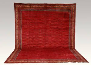 Persisk Sarough Mir tæppe, 410x290 cm.