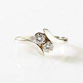 Ring 18 k vitguld
