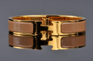 Hermès. Armring med emalje