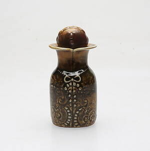 STIG LINDBERG. Figurin, stengods, Gustavsberg.