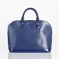 Louis Vuitton, handväska Alma PM i duvblått