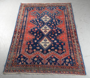 Persisk Afshar tæppe, 241 x 170 cm.