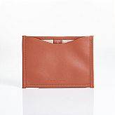 Hermès, passfodral i gammelrosa Box kalvskinn och