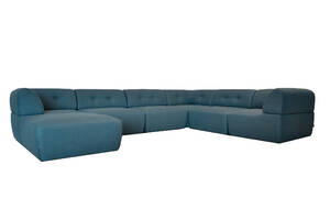 COUZ 156. Modulsofa bestående af 7 moduler, betrukket med slidstærkt Lady stof. Designet af COUZ DESIGN TEAM
