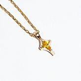 Hänge 18 k guld guld safir