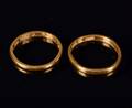 Ett par ringar 23K Guld 1900-tal