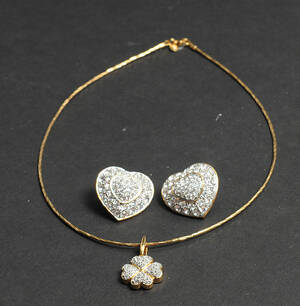 Zepter Fashion Jewellery, Botique Collection, halskæde og par øreclips Denne vare er sat til omsalg under nyt varenummer 4733174