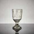 Vinglas, 1800-tal. Höjd 13