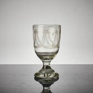 Vinglas, 1800-tal. Höjd 13