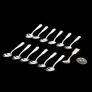 BROSCH samt SKEDAR, silver.