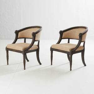 Baljfåtöljer i sengustaviansk stil