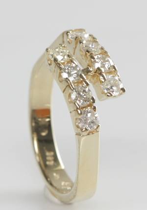 Brillantring, ca. 0.60 ct.
