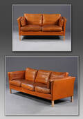 Mogens Hansen. Tre-pers. samt to-pers. sofa, 1990erne 2 