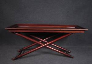 Klapptisch, Mahagoni