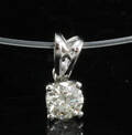 Pendant with a brilliant cut diamond 0.30 ct.
