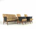 Lounge Sofa  Paar Sessel der 195060er Jahre, Niederlande 3