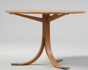Dansk møbelproducent. Cirkulært bord