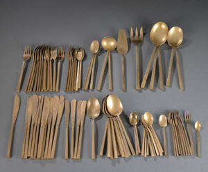 Sigvard Bernadotte. Scanline bestik af bronze 83 