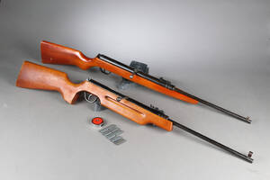 Par Suhl tivoli luftgeværer 4,4 kal med magasiner 2