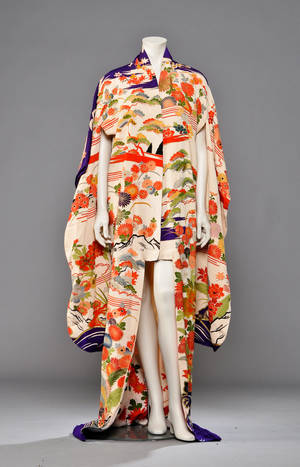 Japansk silkekimono