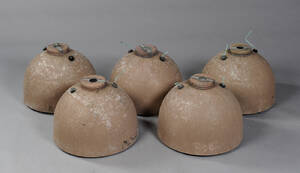 Fem Københavnerlamper Ø. 46 cm. 5 