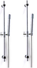 SEKO DUSCH. 2 stk. brusestangsæt model Rondo 2
