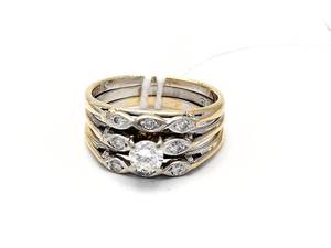 Ring tvåfärgad med