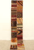 Gallerimatta, Handsydd patchwork, 390x80