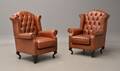 Par lænestole i Chesterfield stil 2