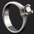 Solitaire ring ca. 0.70 ct.