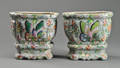 To kinesiske krukker af porcelæn 2