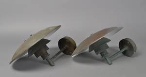 Poul henningsen 1894-1967 Par PH 4,53 udendørslamper i kobber