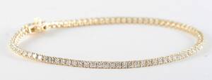 Diamond bracelet  with  brilliant cut diamonds 2.30ct