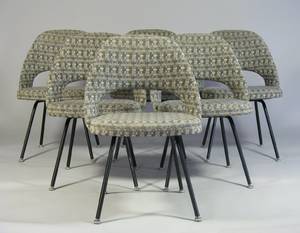 Eero Saarinen 1910-61, 6 Side Chairs, Modell M71, für Knoll International 6