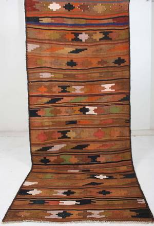 Persisk Harsin Kelim, 270x105 cm.