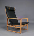 Børge Mogensen. Højrygget hvilestol, model 2254