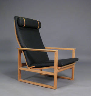 Børge Mogensen. Højrygget hvilestol, model 2254